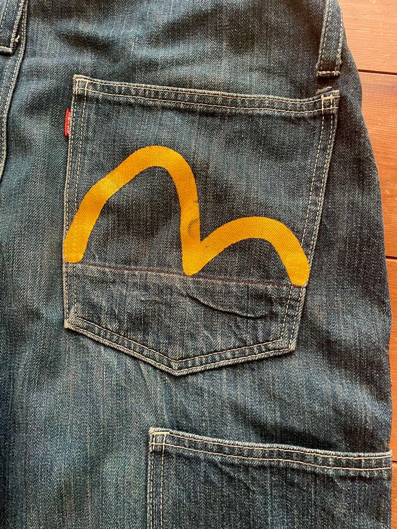 evisu オーバーオール　32インチ　納品書あり