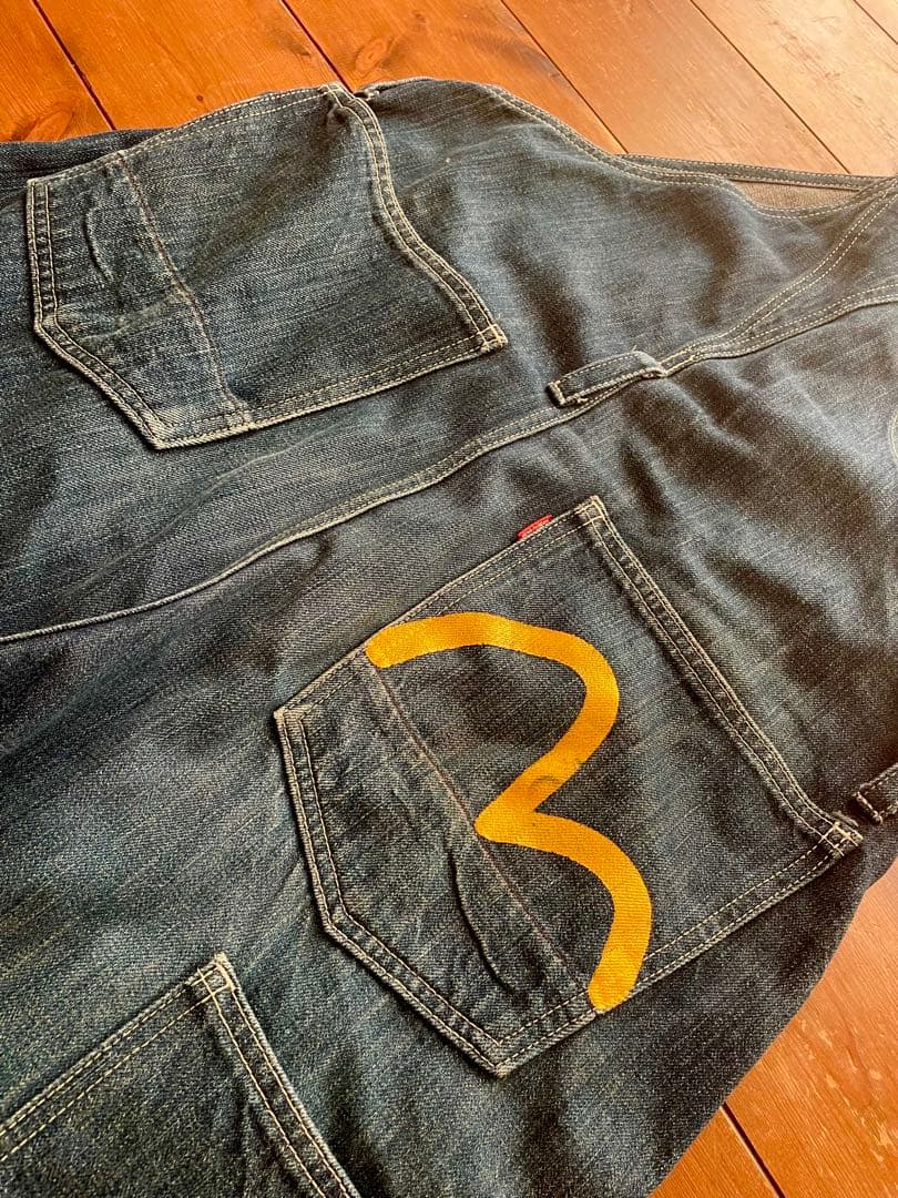 evisu オーバーオール　32インチ　納品書あり