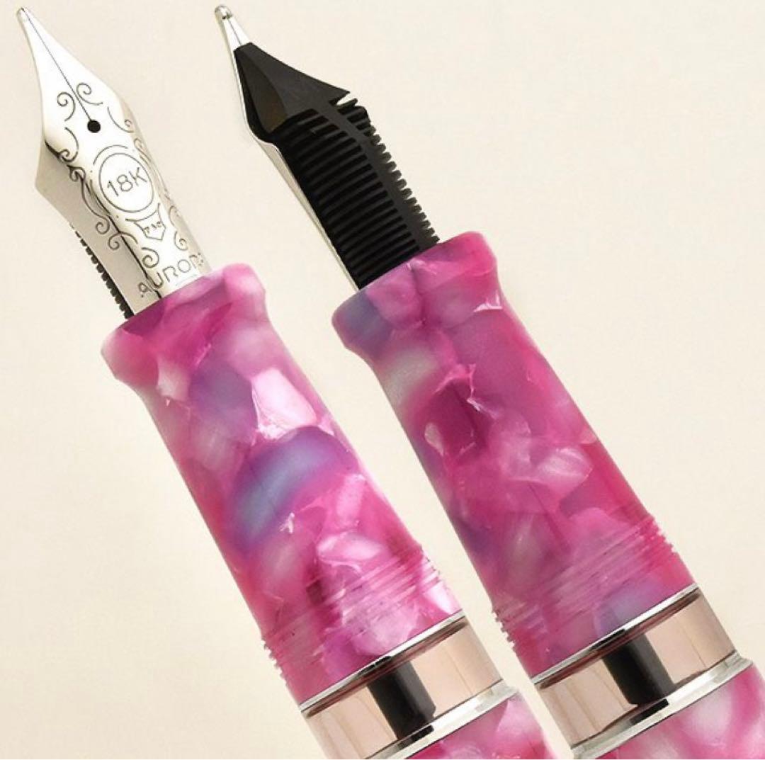 アウロラ 限定万年筆 カレイドスコーピオ ルーチェローザ EF 新品未使用