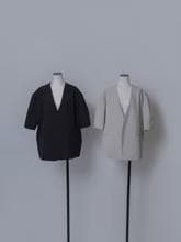 新品未使用タグ付完売品／LOHEN HALF SLEEV JACKET ベージュ