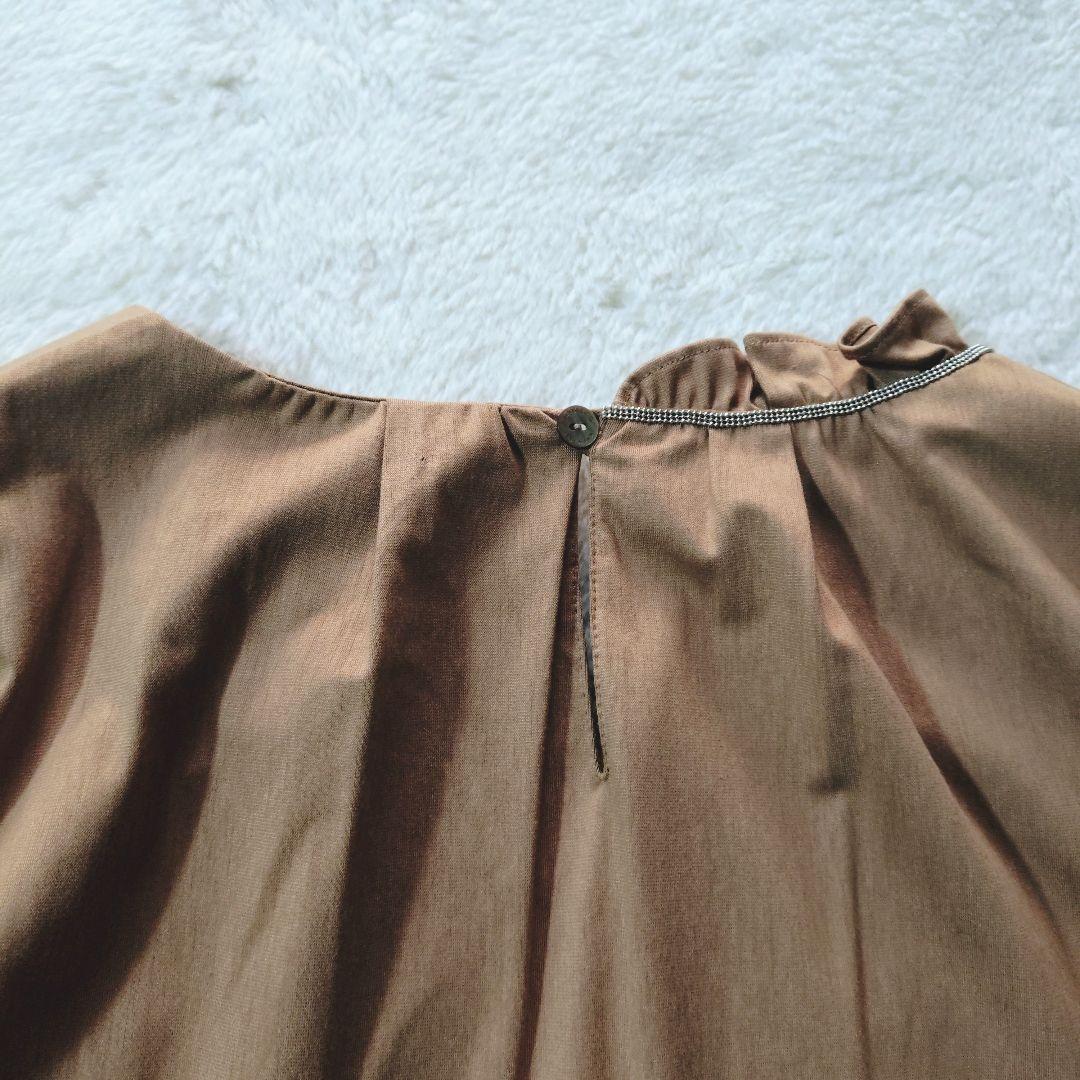 極美品 近年物 MORABITO アシンメトリー ブラウス 38 定価9万円弱