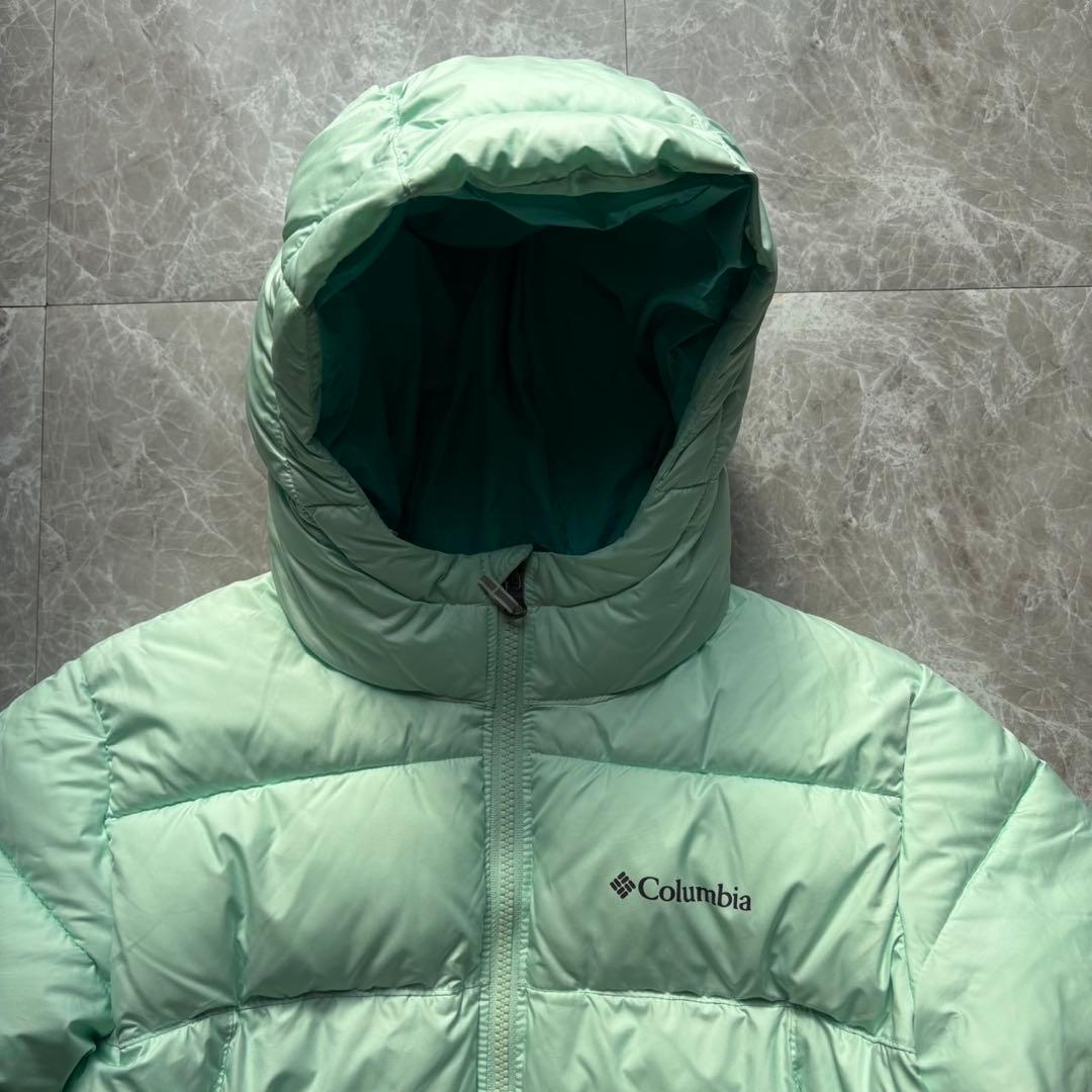 【超美品‼️】Columbia ダウンジャケット ライトグリーン M