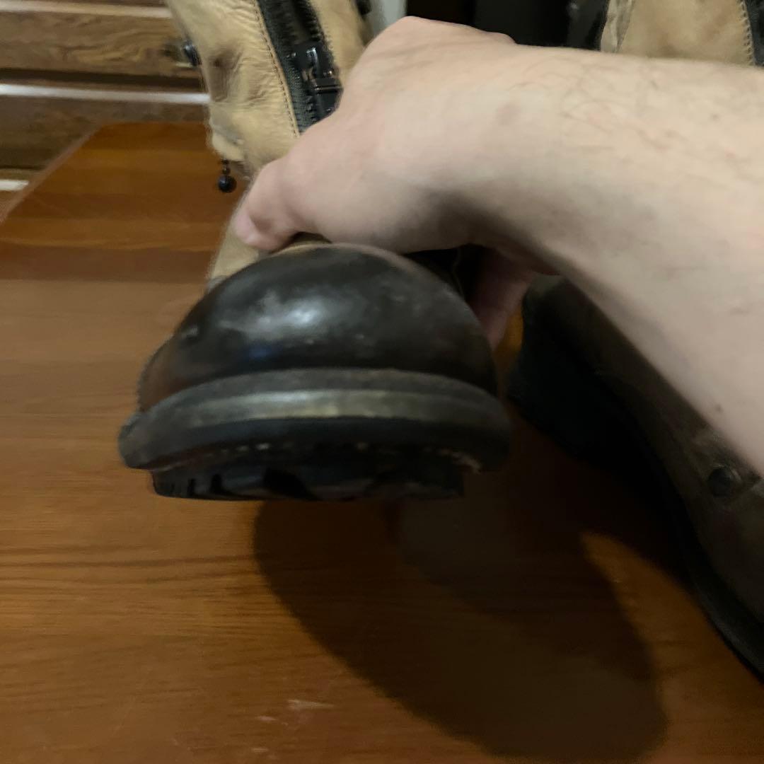 アルフレッドバニスター ライダースブーツ ベージュ