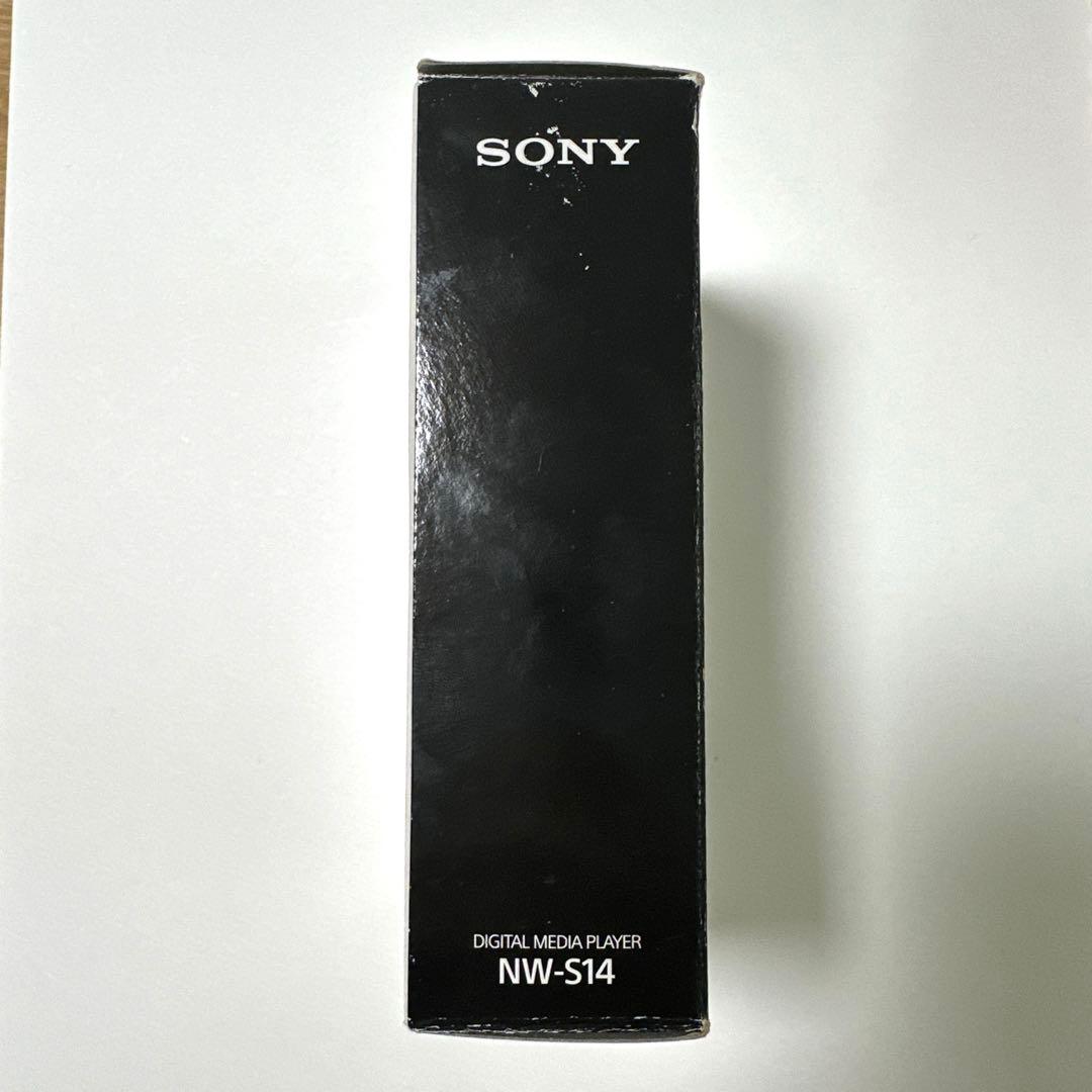 未使用SONY ウォークマン　NW-S14 8GB 白　箱キズあり