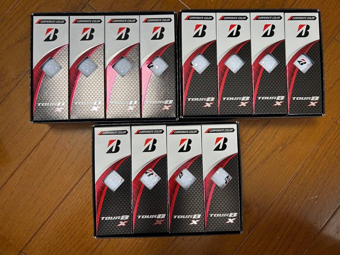 3ダース　ブリヂストン 2024 TOUR BX コーポレートカラー（ホワイト）