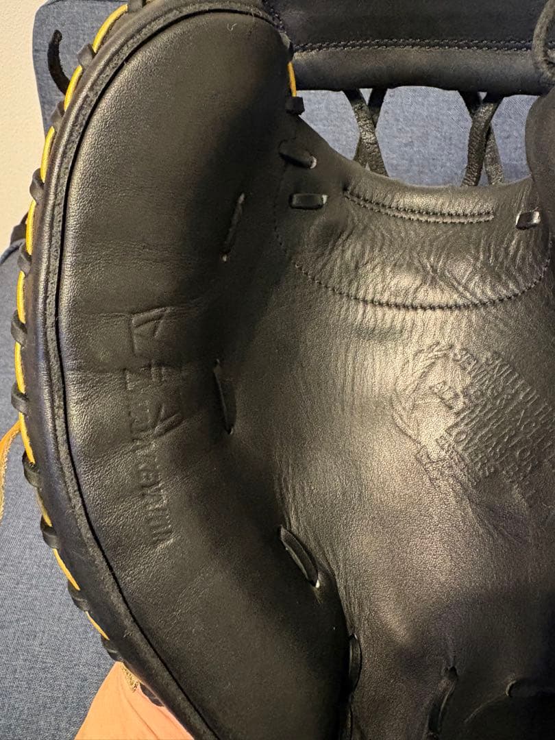 あ*あ様 【鬼型付け】未使用品ハタケヤマHATAKEYAMA軟式用キャッチャーミ