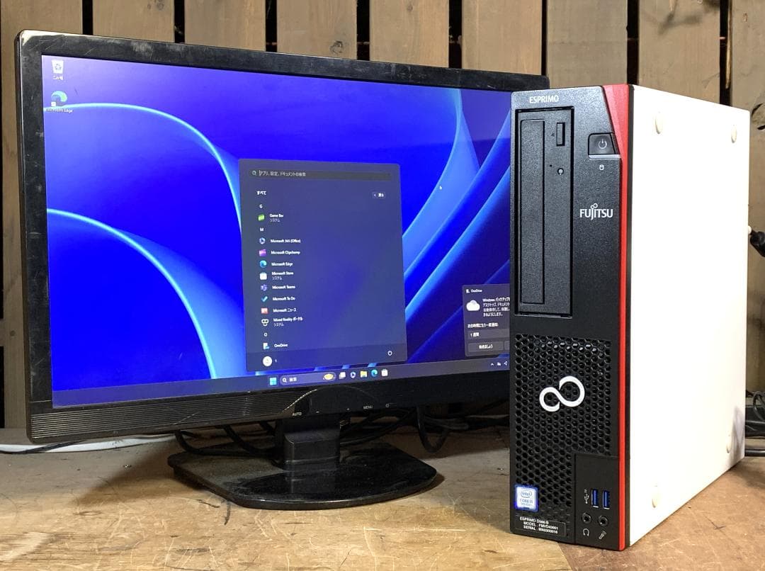 富士通 M.2 SSD＋1.0TB Win11 Pro i5-9500 16GB