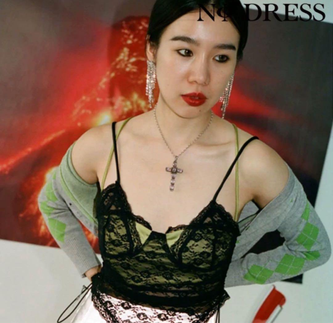 nodress レースキャミソール