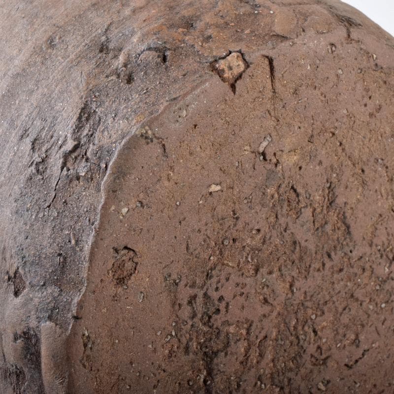 桂又三郎極め　室町初期　古備前　直線文壺水指　龍村光峯　宝雲緞子　MR7914B