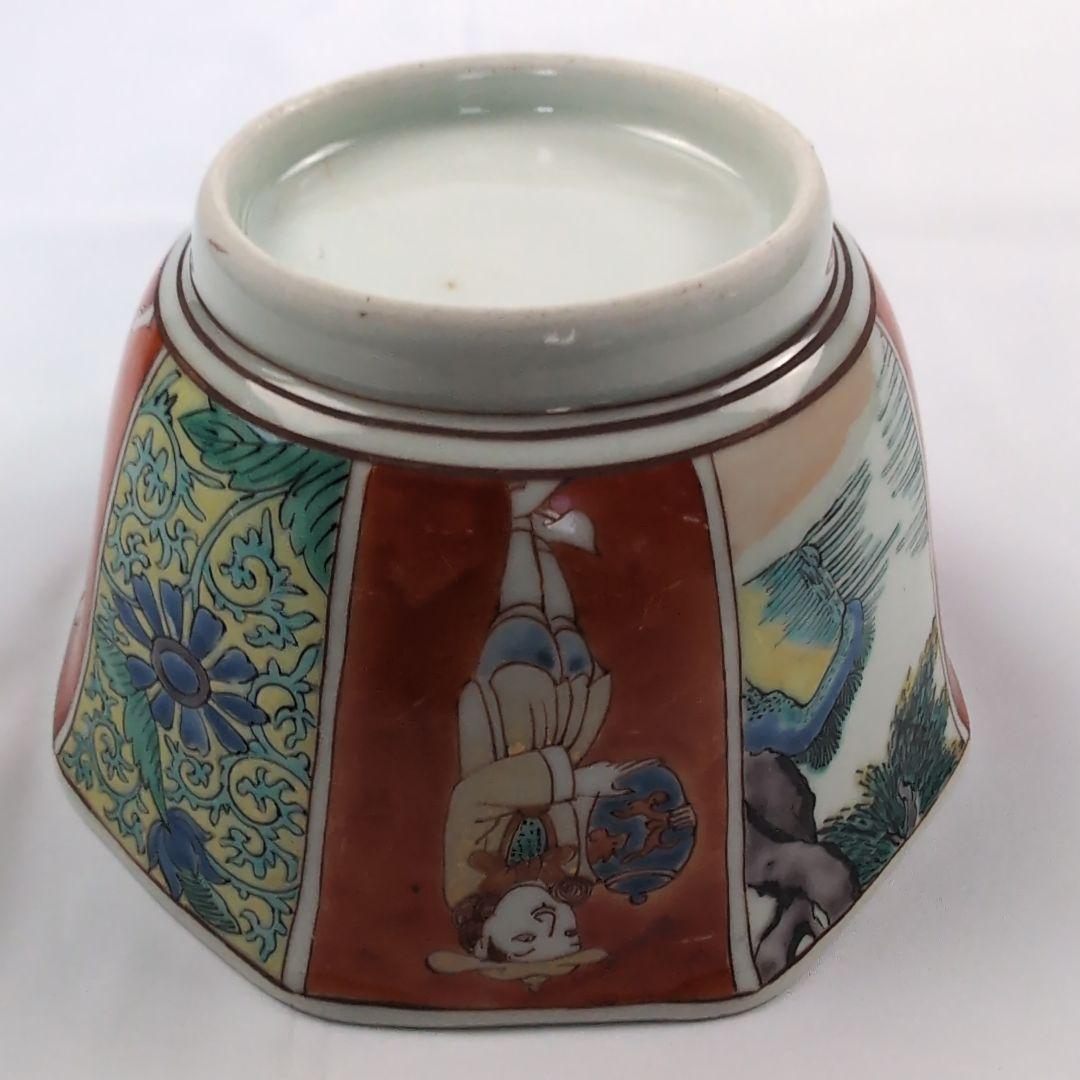 古伊万里深鉢　古伊万里南蛮人文深鉢色絵南蛮人文深鉢　伊万里阿蘭陀人文深鉢　深鉢