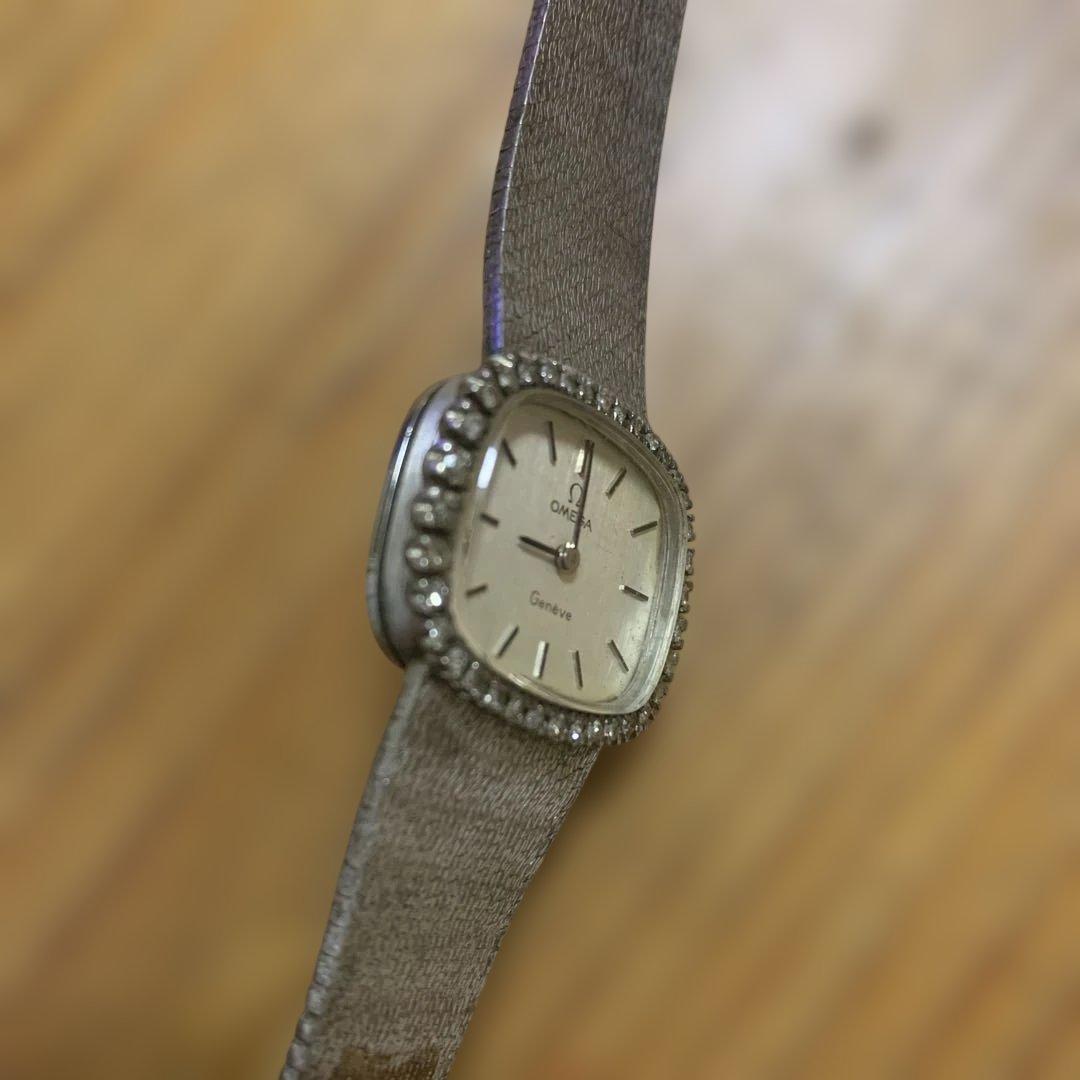 OMEGA Geneva ダイヤベゼル シルバー 時計