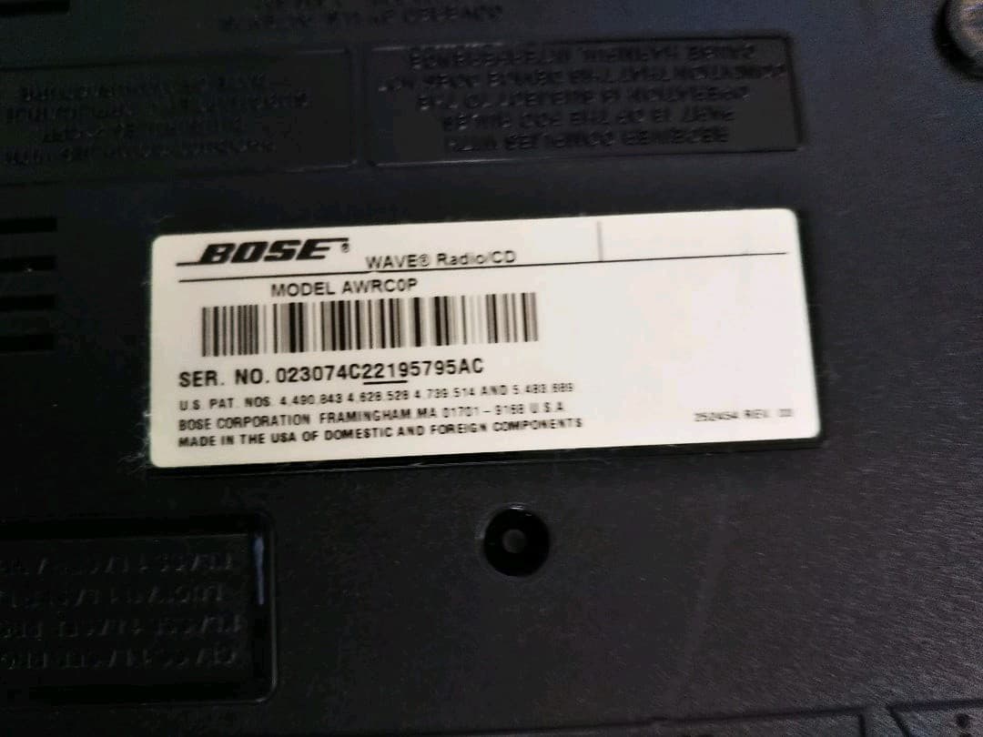 BOSE CDプレーヤー