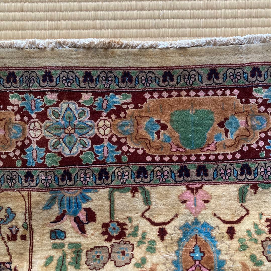 ★ コハク【古着・服中心】★ トライバルラグ　パキスタン　大判　レア