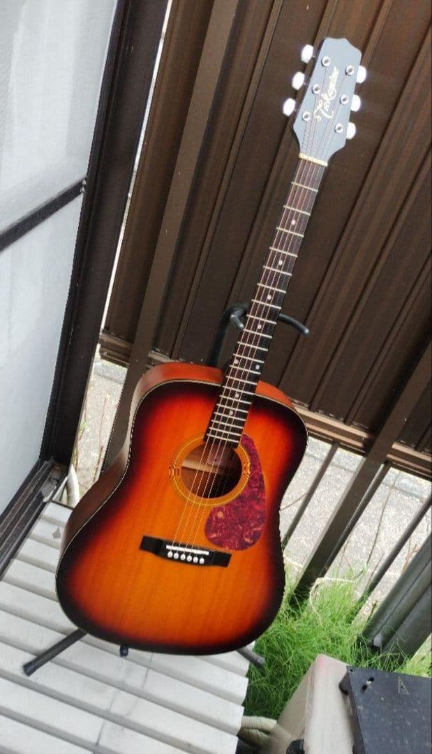 超美品 Takamine Tシリーズ（？） PU付エレアコ マットTBS