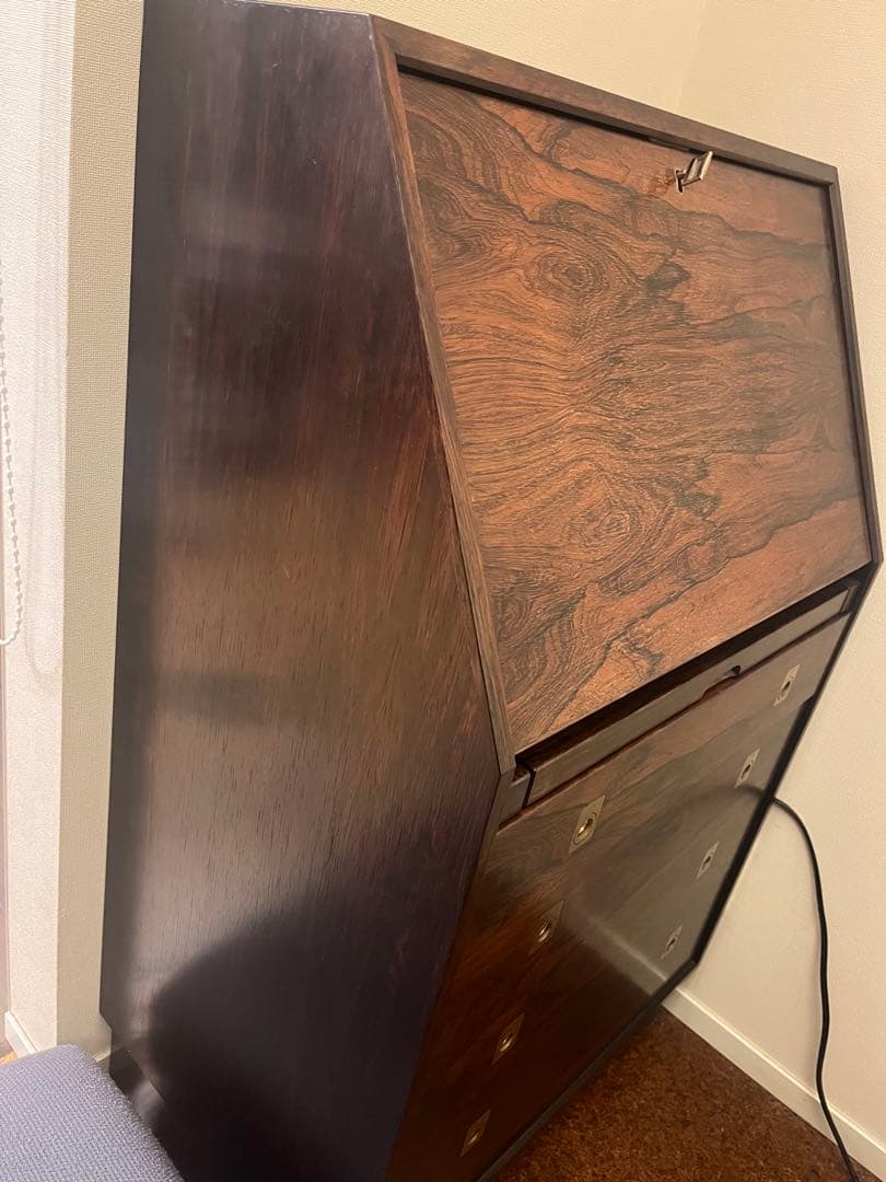 希少材ローズウッド デスク 4引き出し