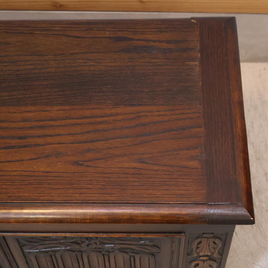 英国アンティーク ブランケットボックス イギリス ストレージ収納 キャビネット