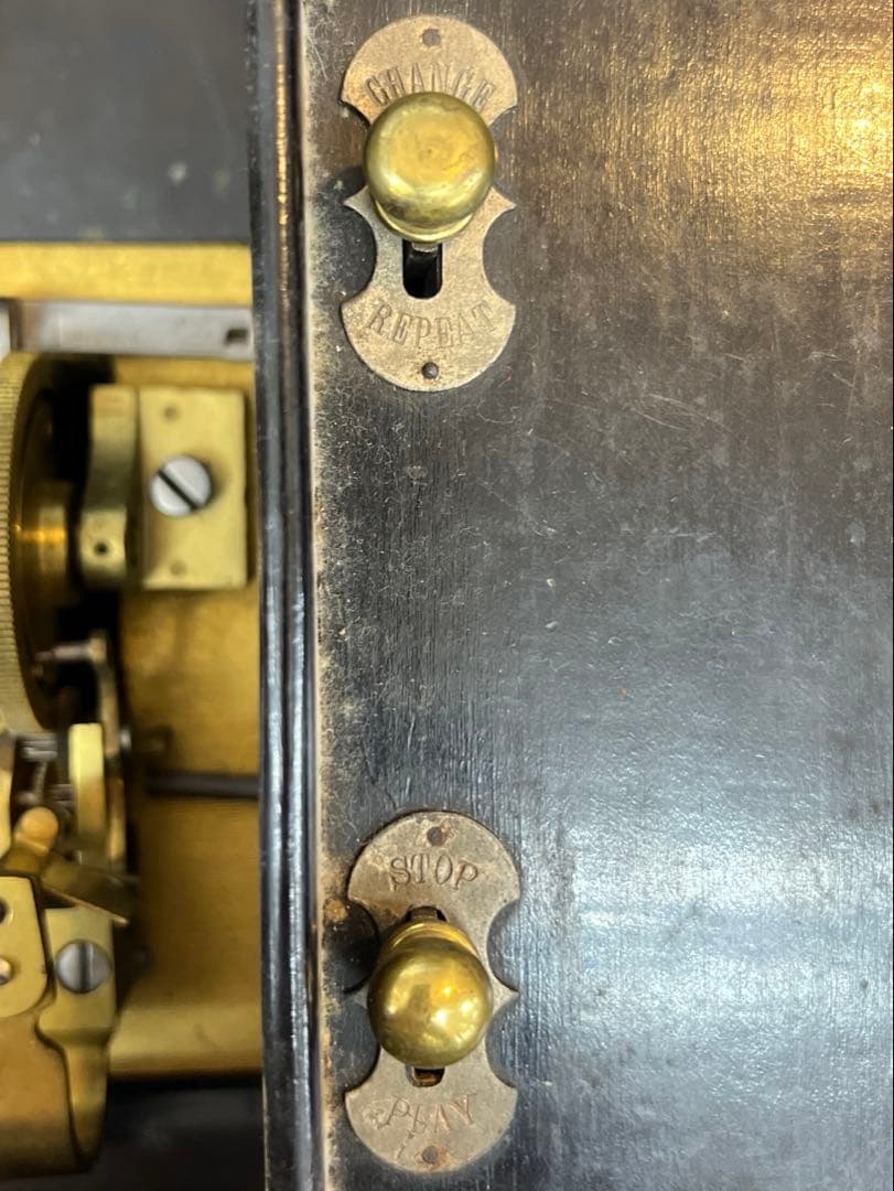 可動品約65弁ベル六個12曲極太超特大オルゴール約23kg東な7-0909⭐︎2F