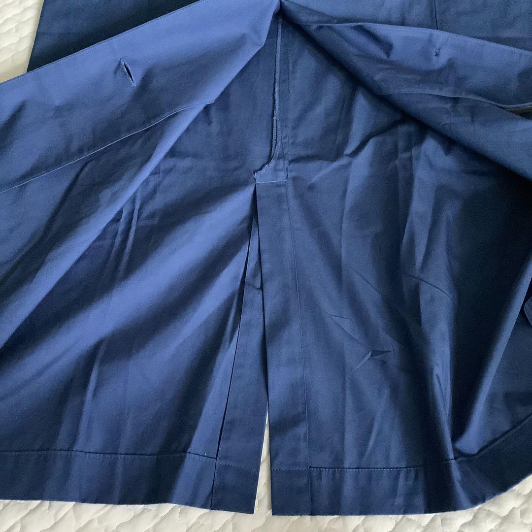 HOUSEWEARSTUDIOPLUS コート 割烹着 カフェエプロン ネイビー