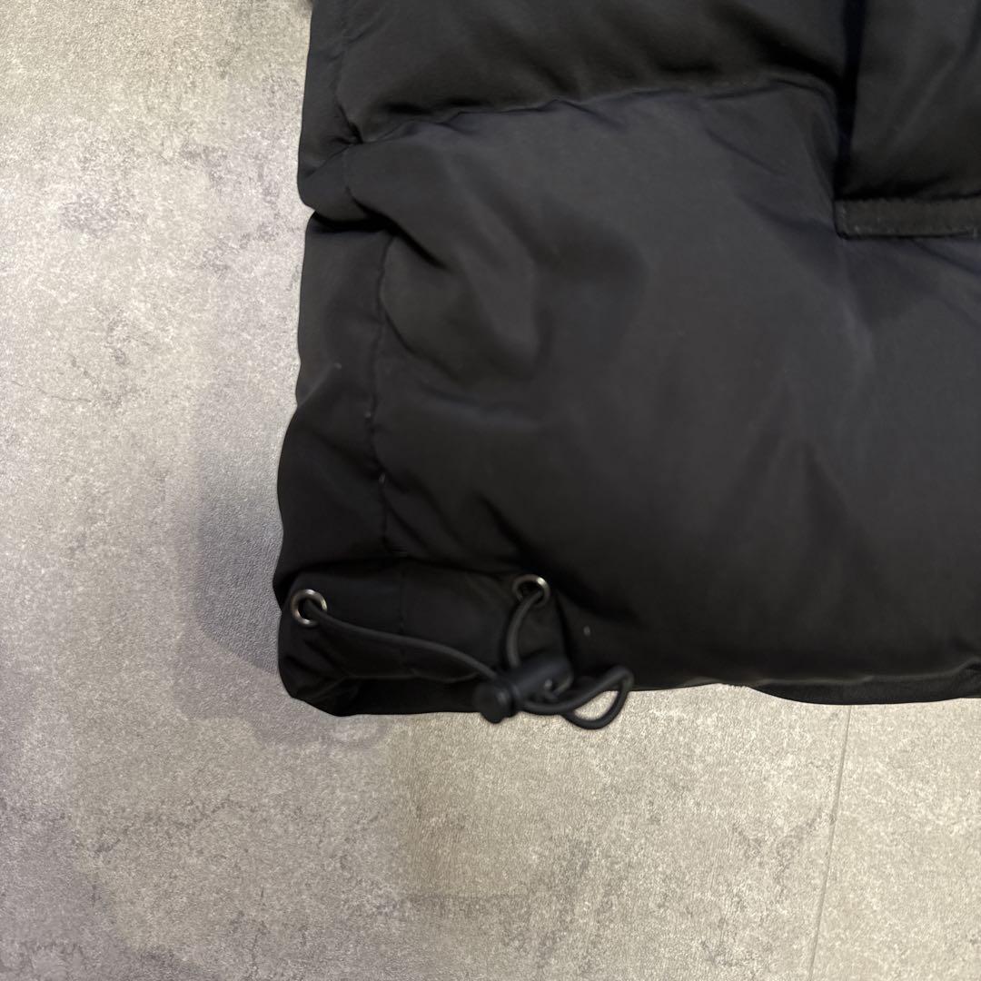 みーこ　ドロールドムッシュ 肉厚 ダウンジャケット 短丈 M 黒 吾亦紅