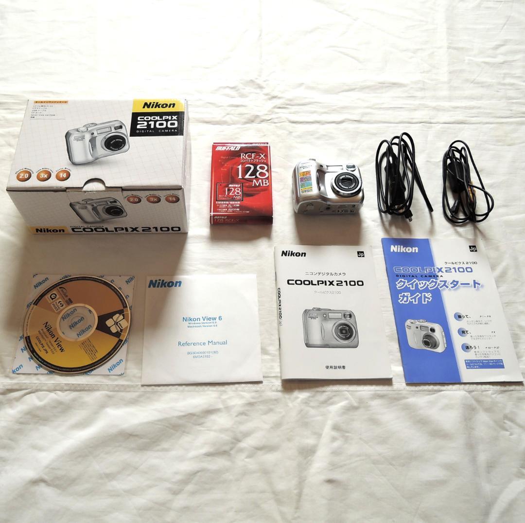 【美品】Nikon COOLPIX 2100 コンデジ カメラ　《動作確認済》