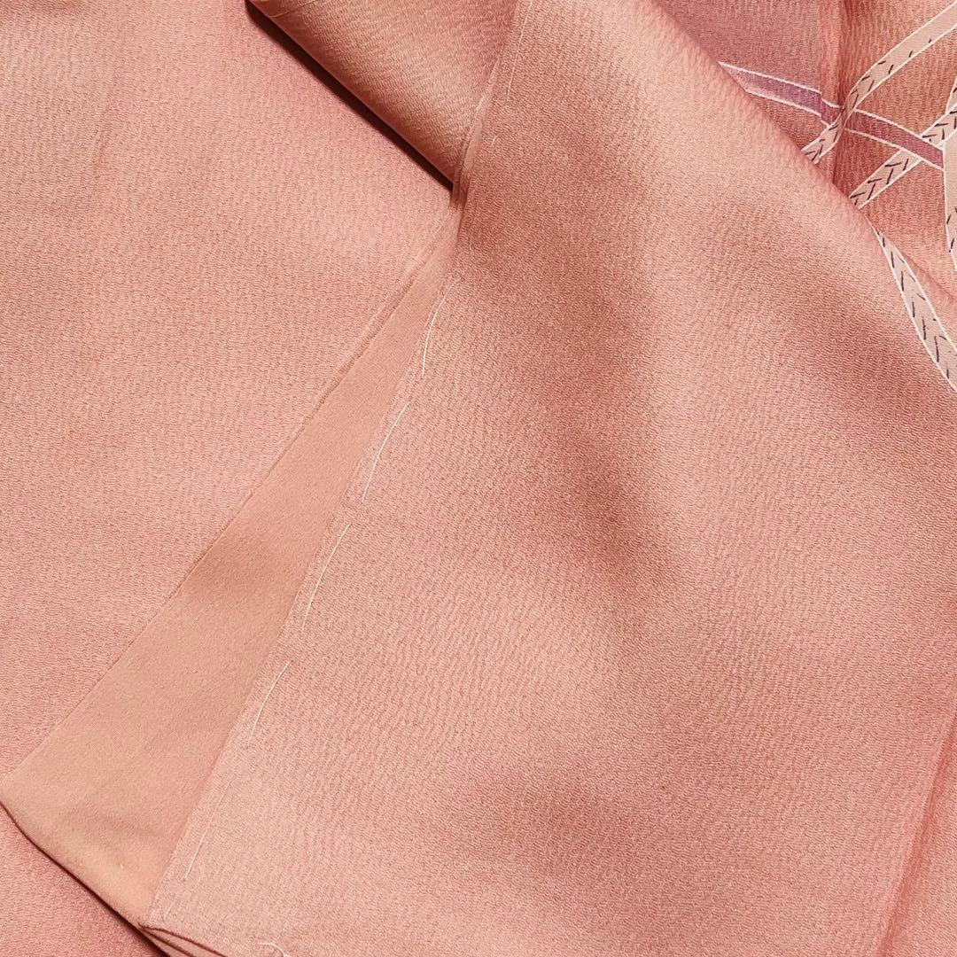 高級　未使用 正絹 付け下げ 訪問着　着物 刺繍