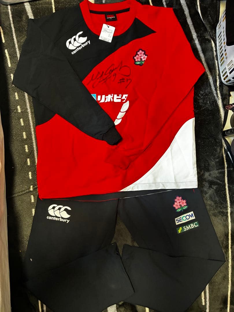 ラグビー日本代表 ピステ上下 3L リーチマイケル