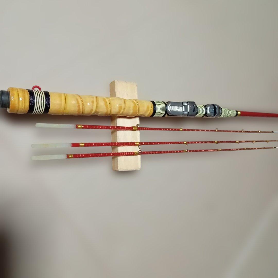 チヌ竿　筏竿　 手作り　布袋竹
