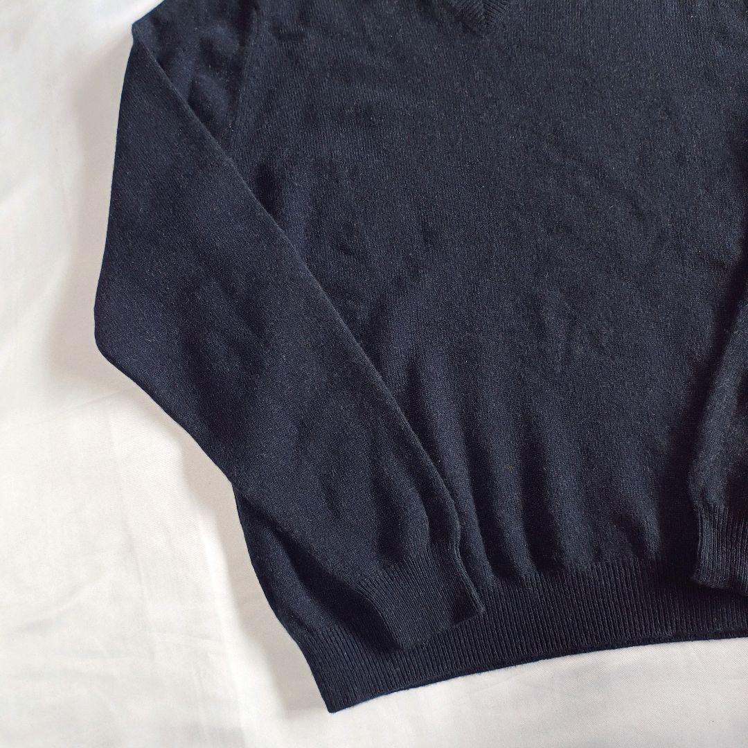 【美品】Brooks Brothers 3PLY カシミヤ Vネック ニット