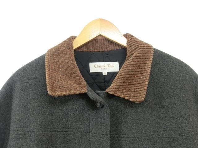 Christian Dior グレー ダッフルコート　M