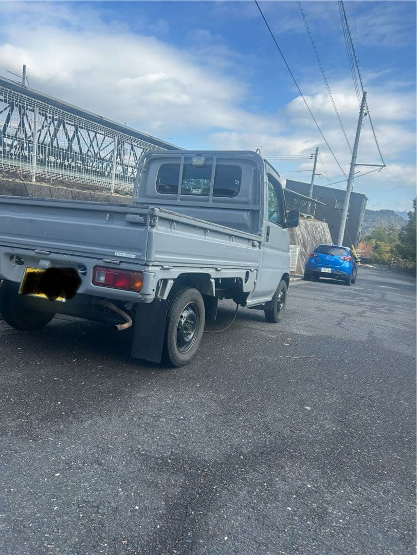 ホンダ　アクティ　軽トラ　4WD アルミホイールスタッドレス乗せ