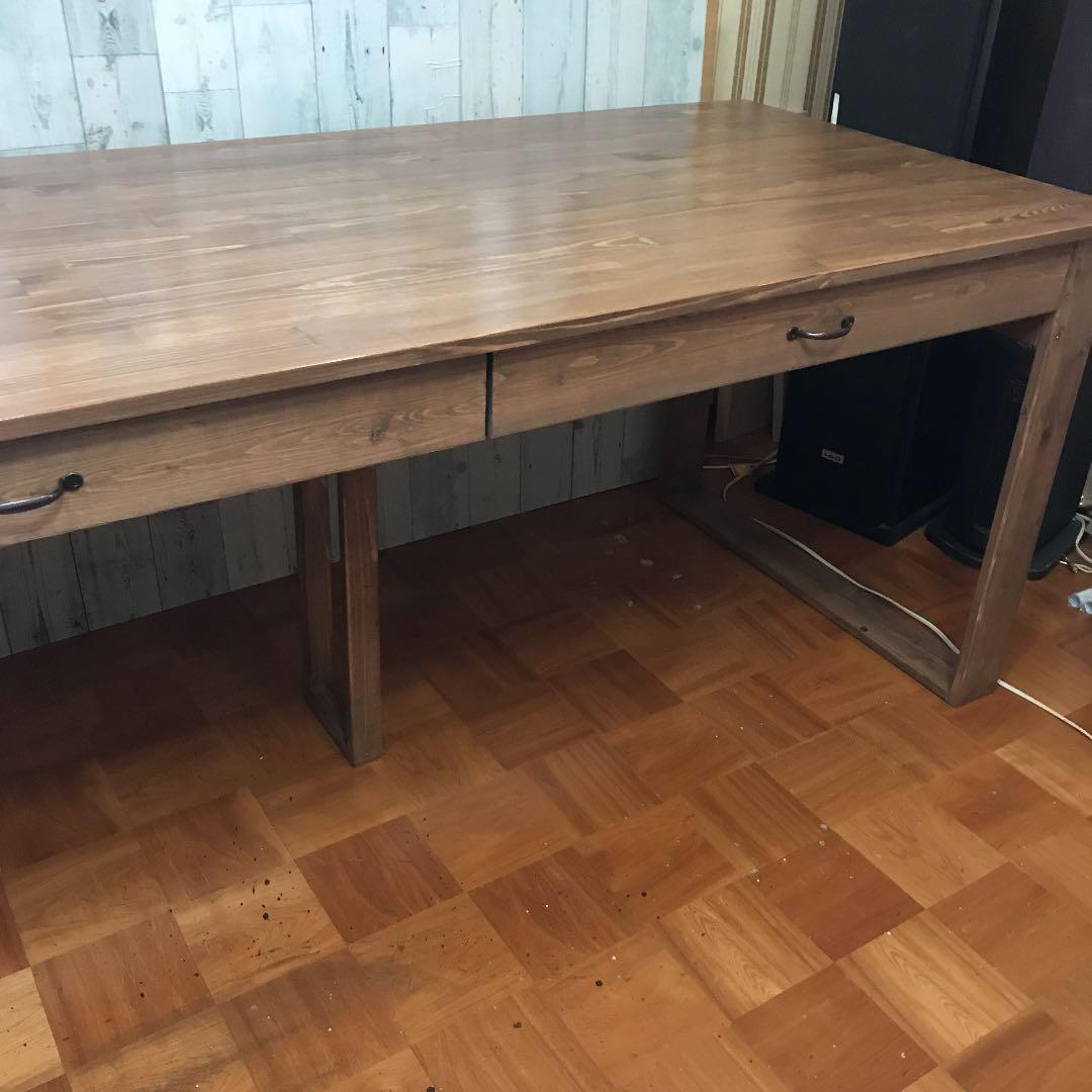 机 テーブル カウンター 幅180cm パイン集成材