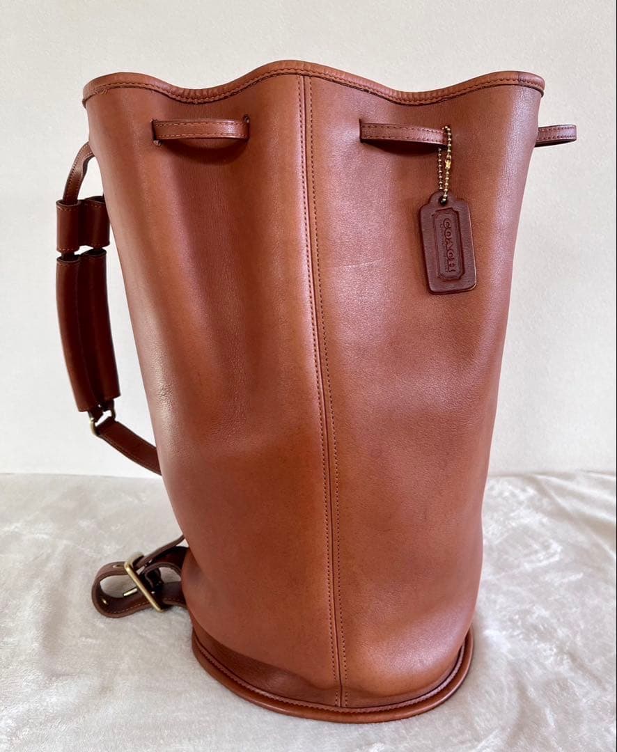 バッグ Vintage Coach The Sling British Tan 9929