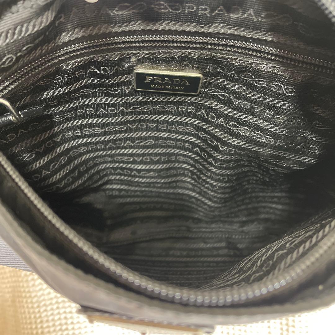 ◇ 良品PRADA プラダ ショルダーバッグ ナイロン ブラック ◇