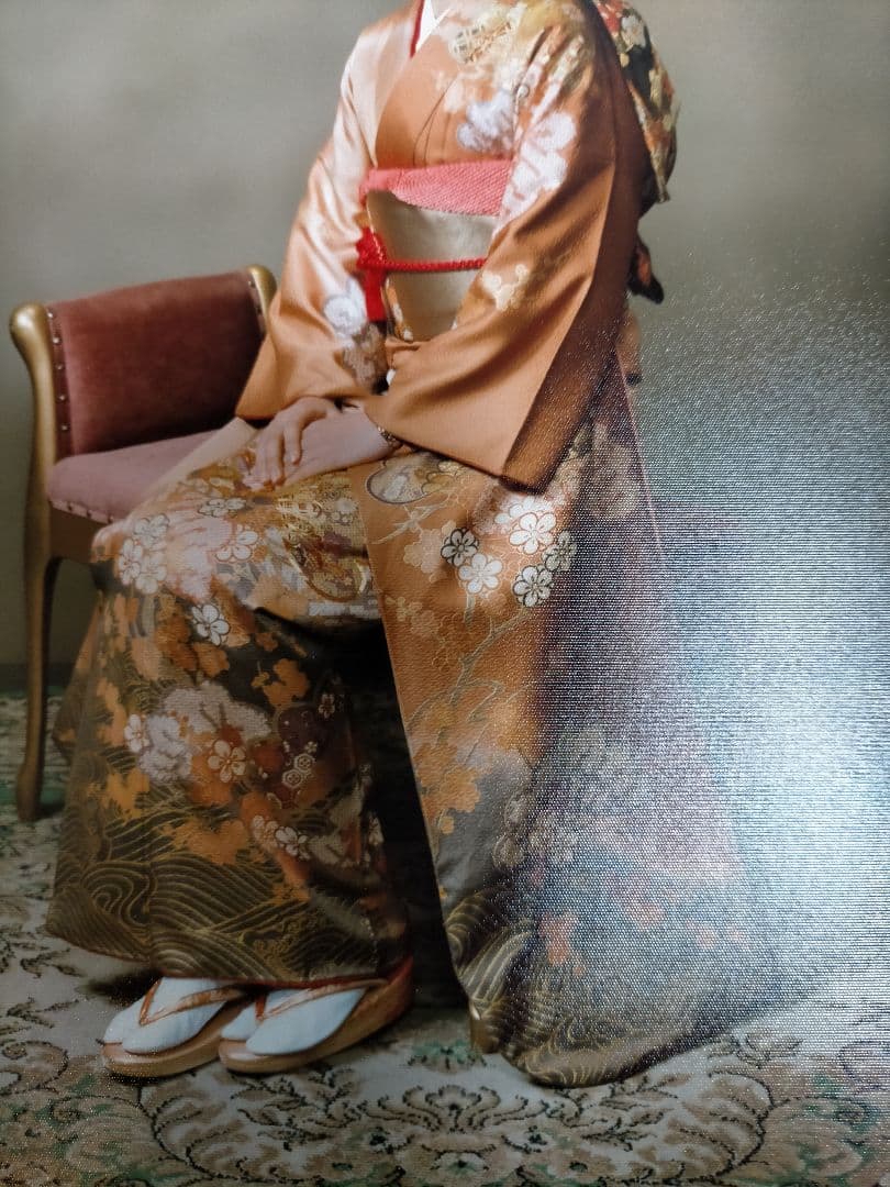 振袖 黒帯セット 成人式 着物 高級感