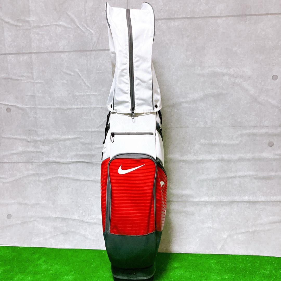NIKE キャディバッグ BG0374 レッド 9型 14分割 カート式 希少