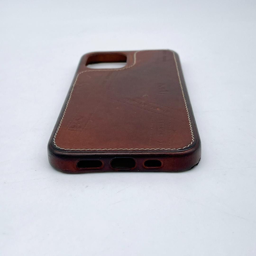HERMES iPhone12/12 PRO 革 スマホケース m466