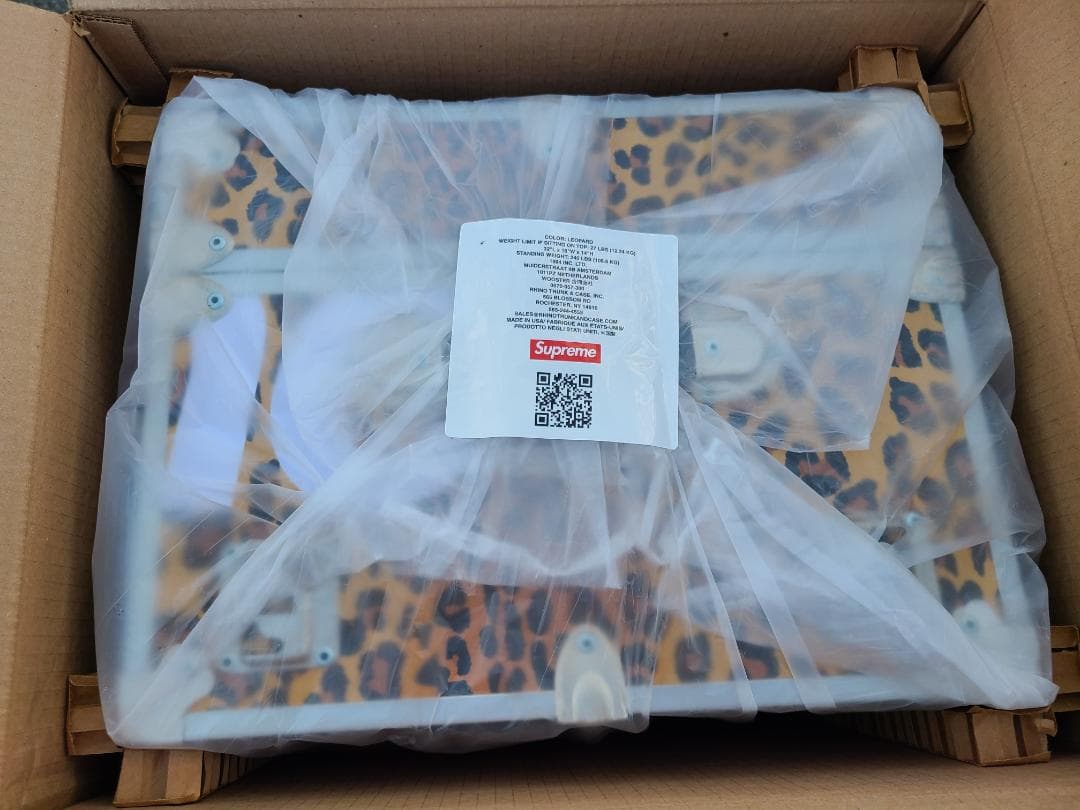 Supreme Rhino Trunk Leopard ライノ レオパード