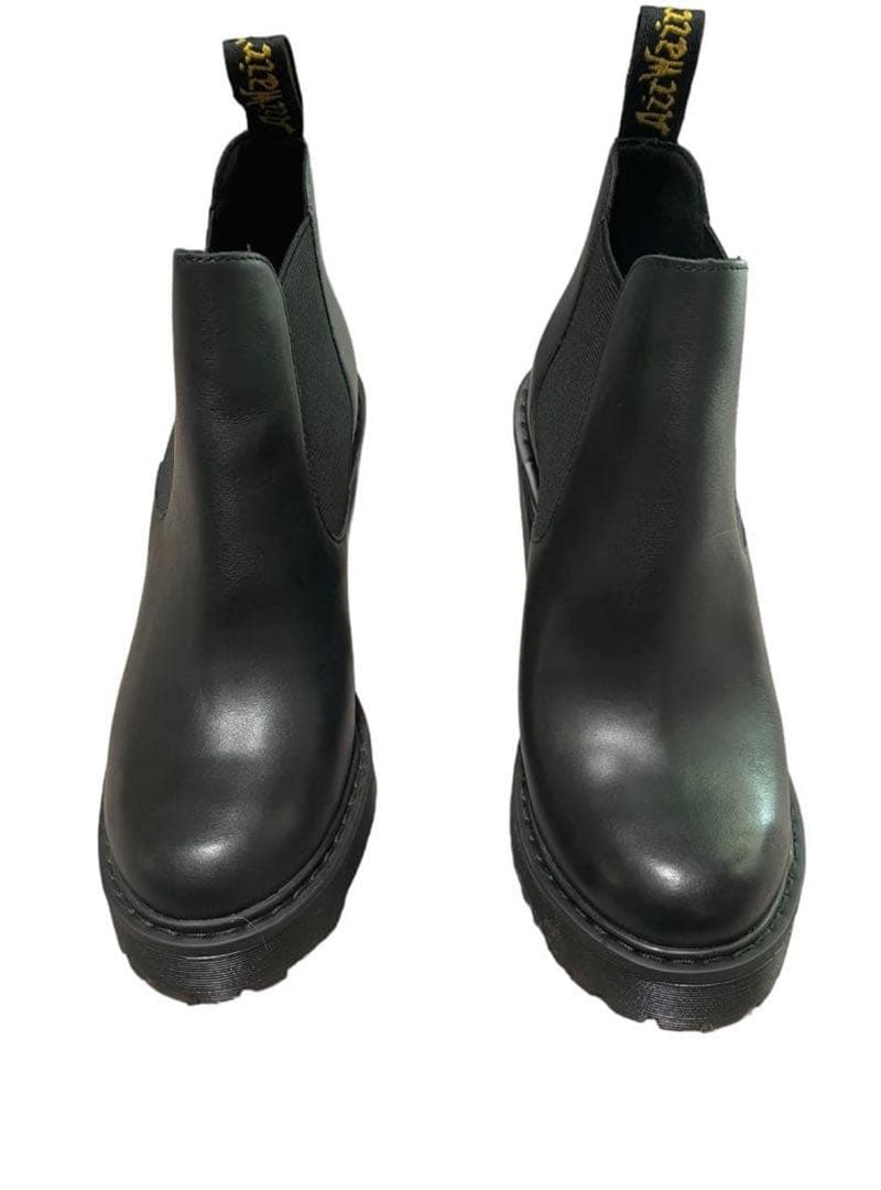 『美品』ドクターマーチン　チェルシーブーツ　サイドゴアチャンキーヒール