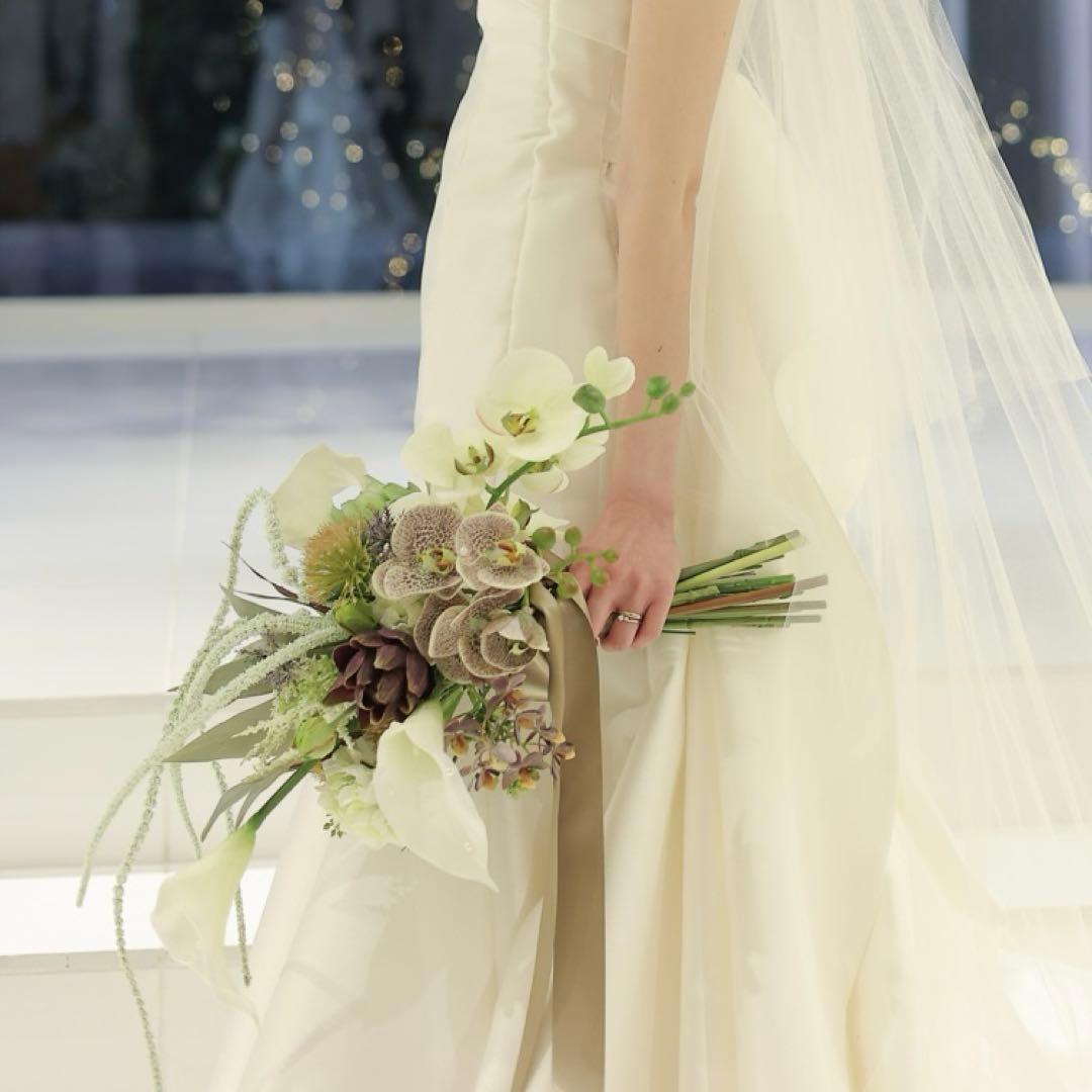 ウェディングブーケ アーティシャルフラワー ブートニア セット 結婚式