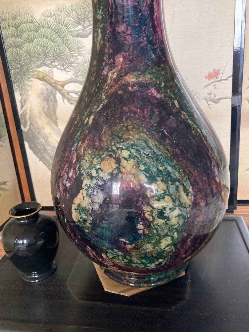 インテリア　雑貨　石　花瓶　壺　鑑賞石　原石