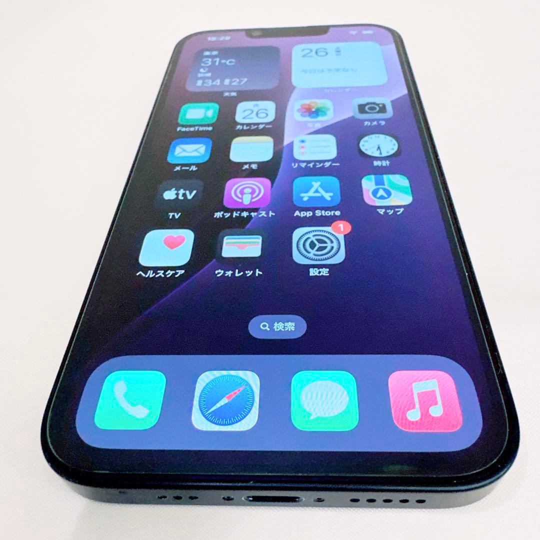 iPhone 14 ミッドナイト128G SIMフリー バッテリー100%