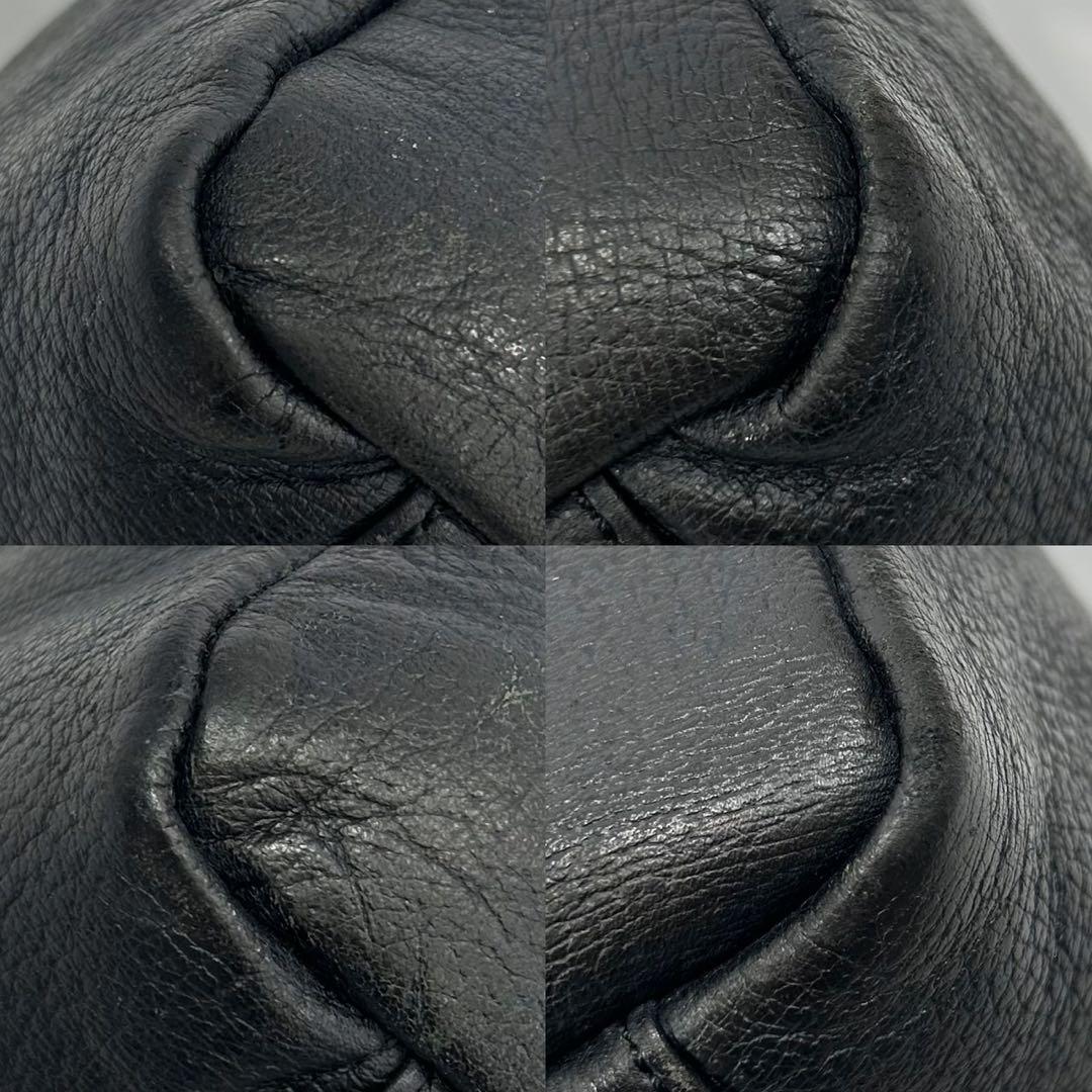 【美品】ヴィヴィアンウエストウッド ヤスミン オーブ ハンドバッグ レザー 黒