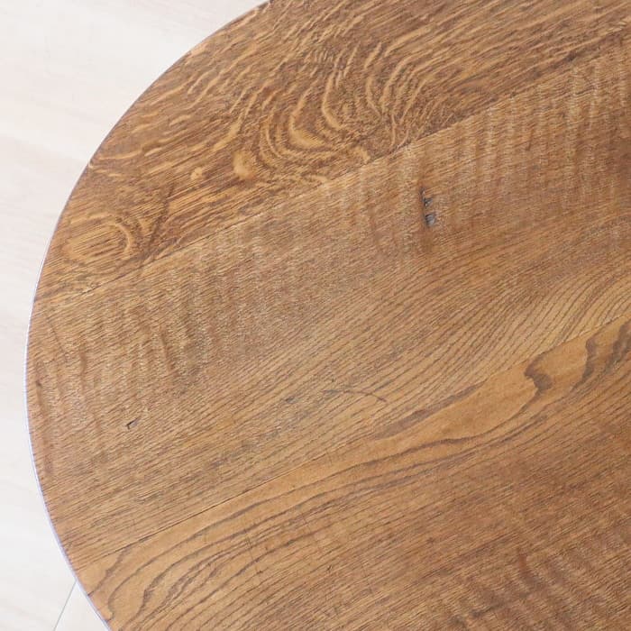 アンティーク サイド ヴィンテージ 丸テーブル ナラ 無垢材
