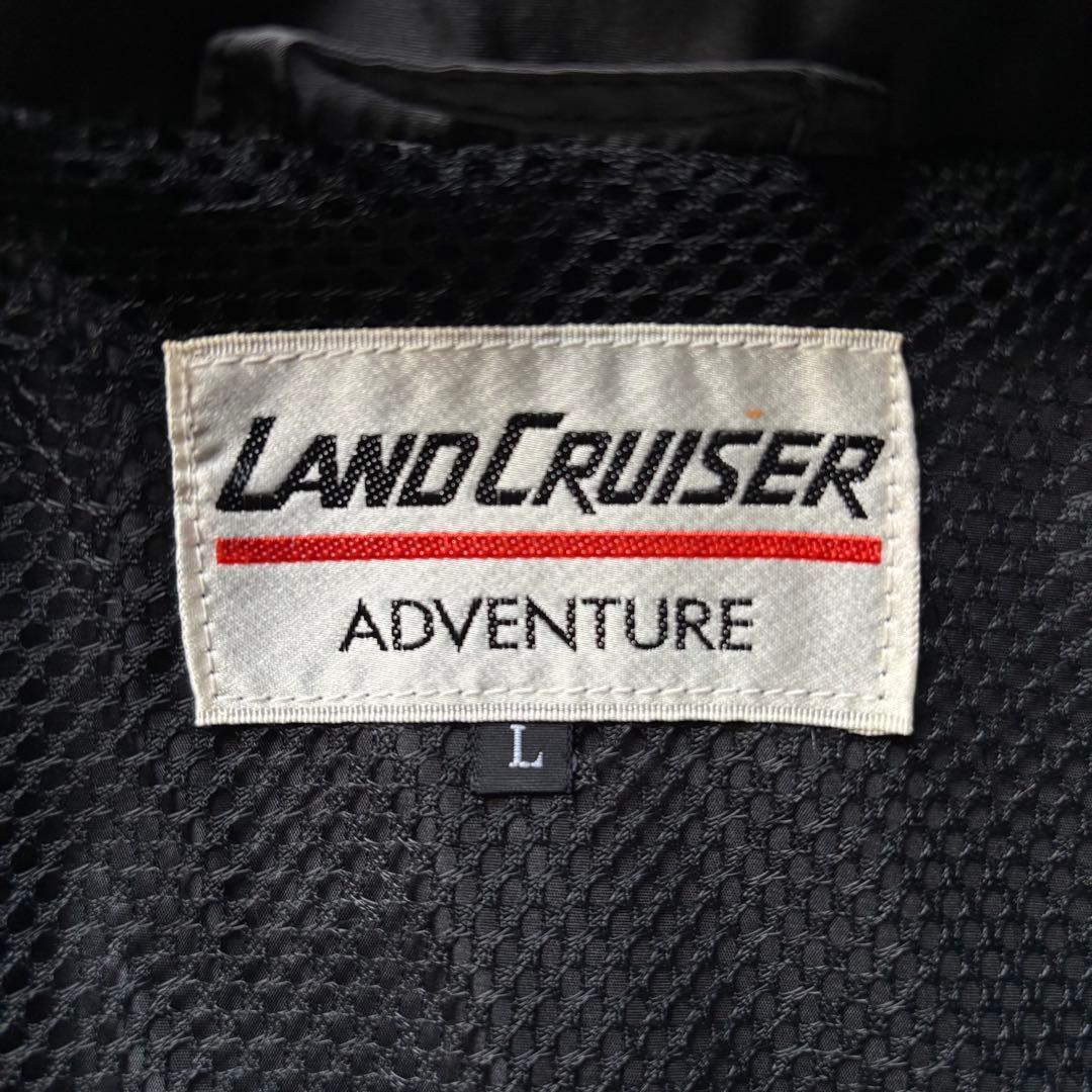 トヨタ ランドクルーザー ジップアップナイロンジャケット 裏地メッシュ Lサイズ