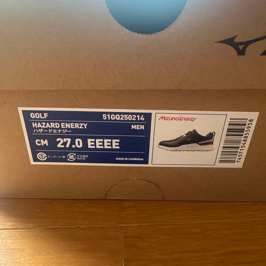 着用1回☆Mizuno ハザードエナジーゴルフシューズ27cm