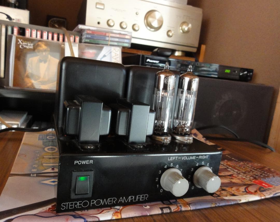 TU894 6BM8 ELEKIT NEB制御SW付き改良アンプ