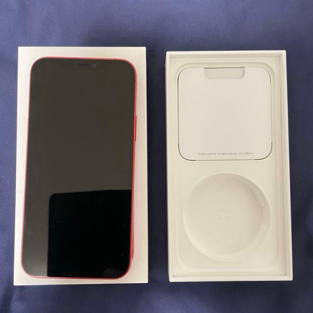 Apple iPhone 12 レッド 本体 SIMフリー 画面交換