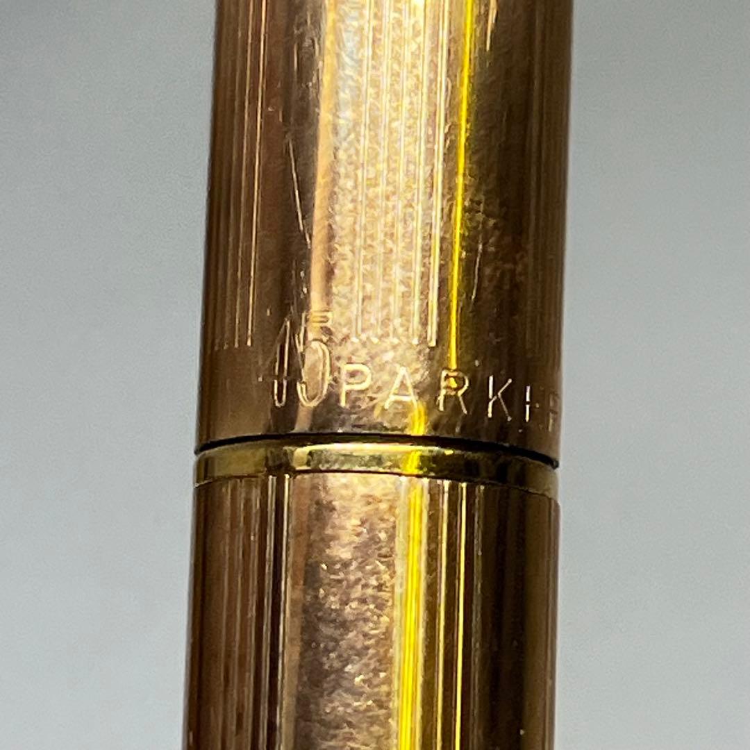 PARKER パーカー 45 万年筆 ゴールドボディー 12K