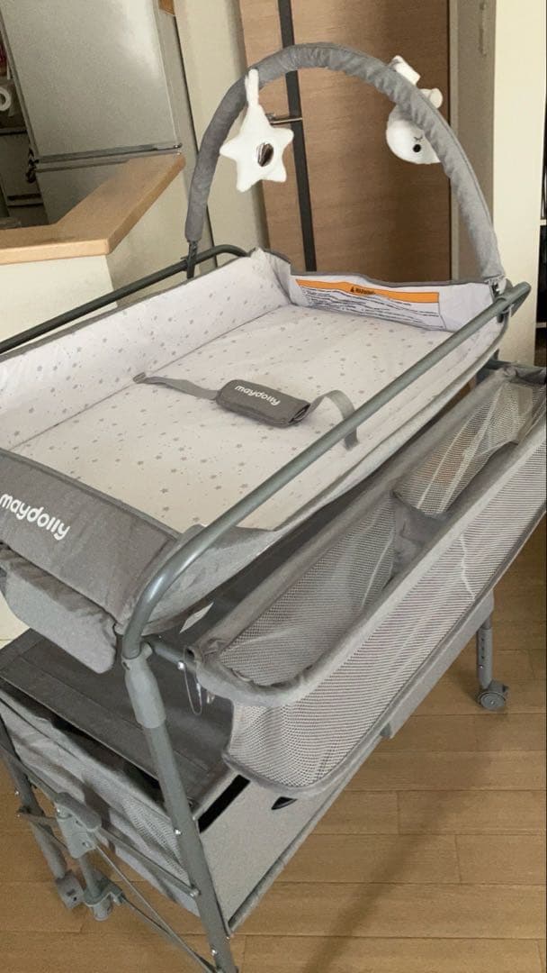 【週末限定】Maydolly 収納付き オムツ交換台 ベビーベッド