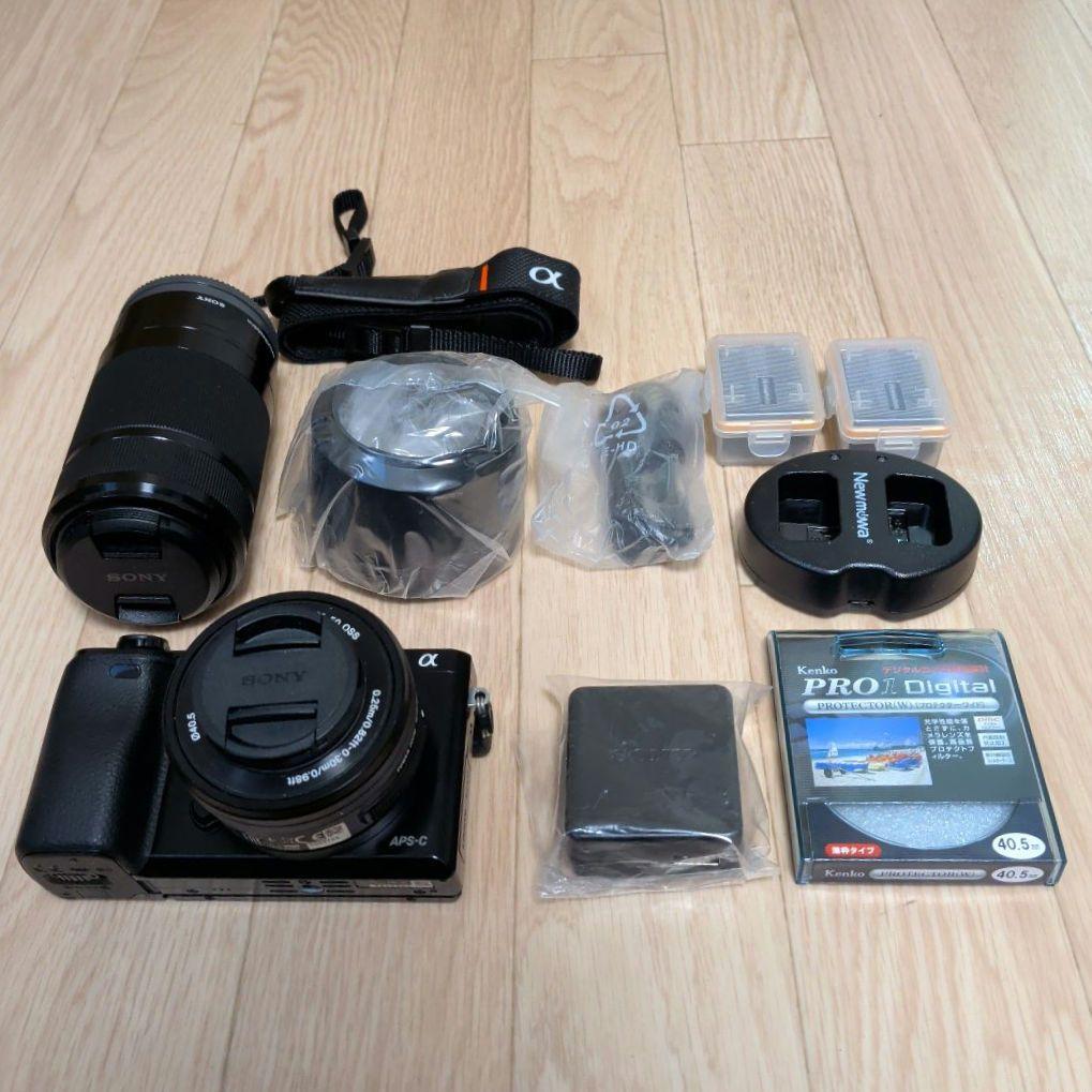 SONY α6000 ミラーレス一眼カメラ ダブルズームレンズキット